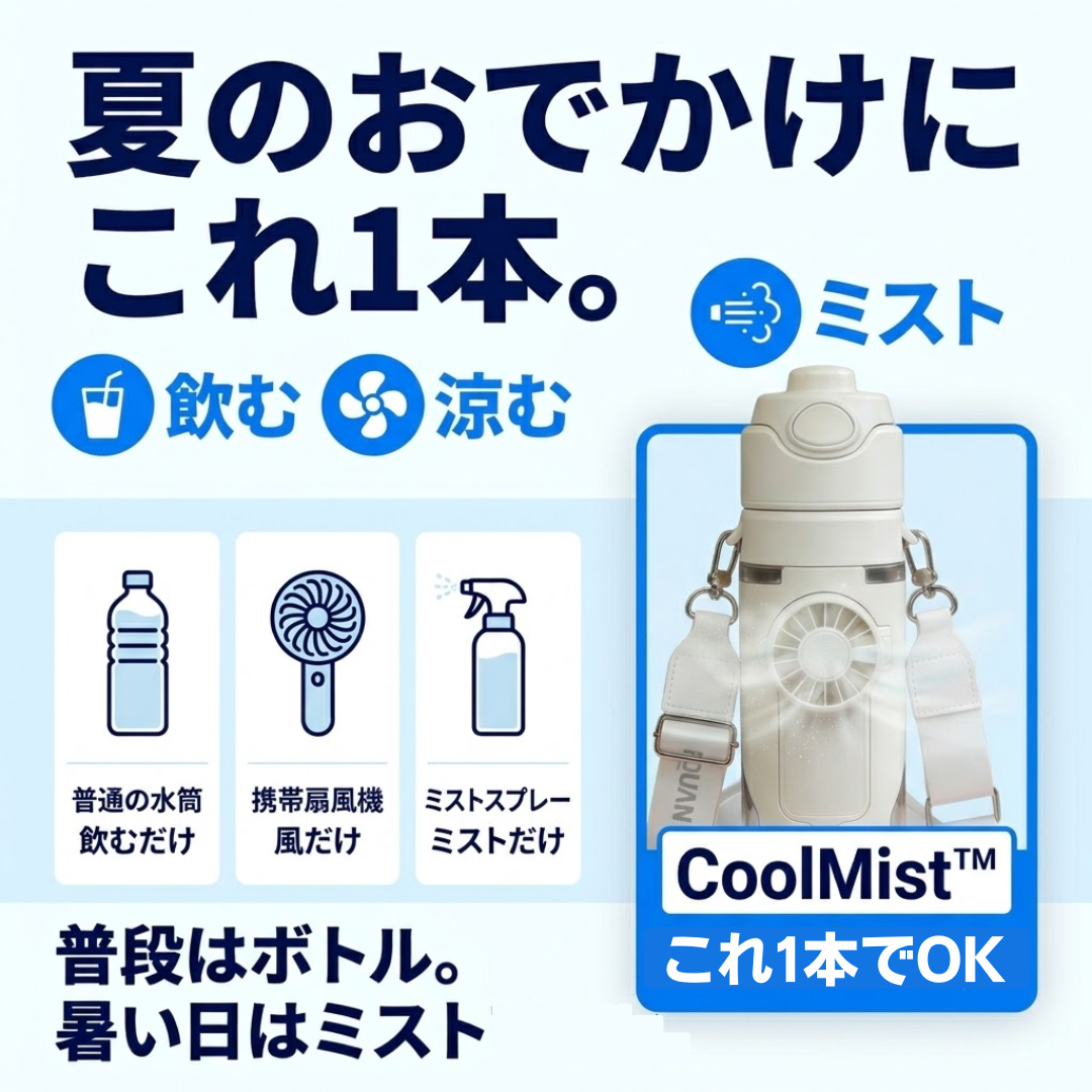 CoolMist™ ミストファン付き