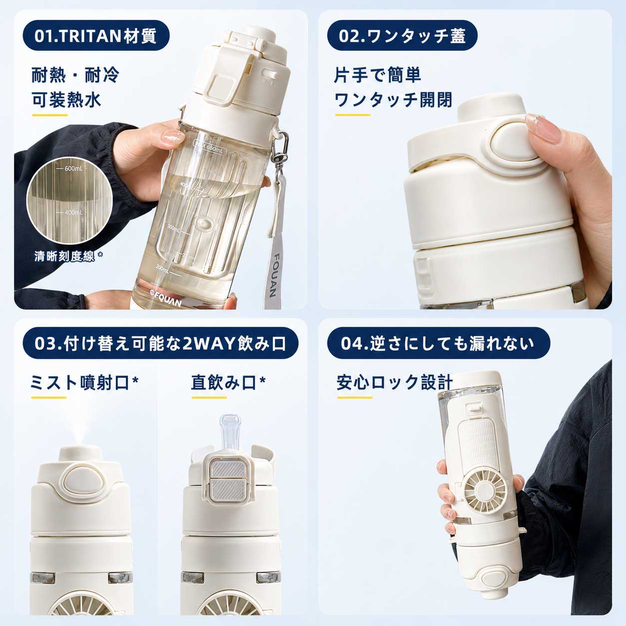 CoolMist™ ミストファン付き