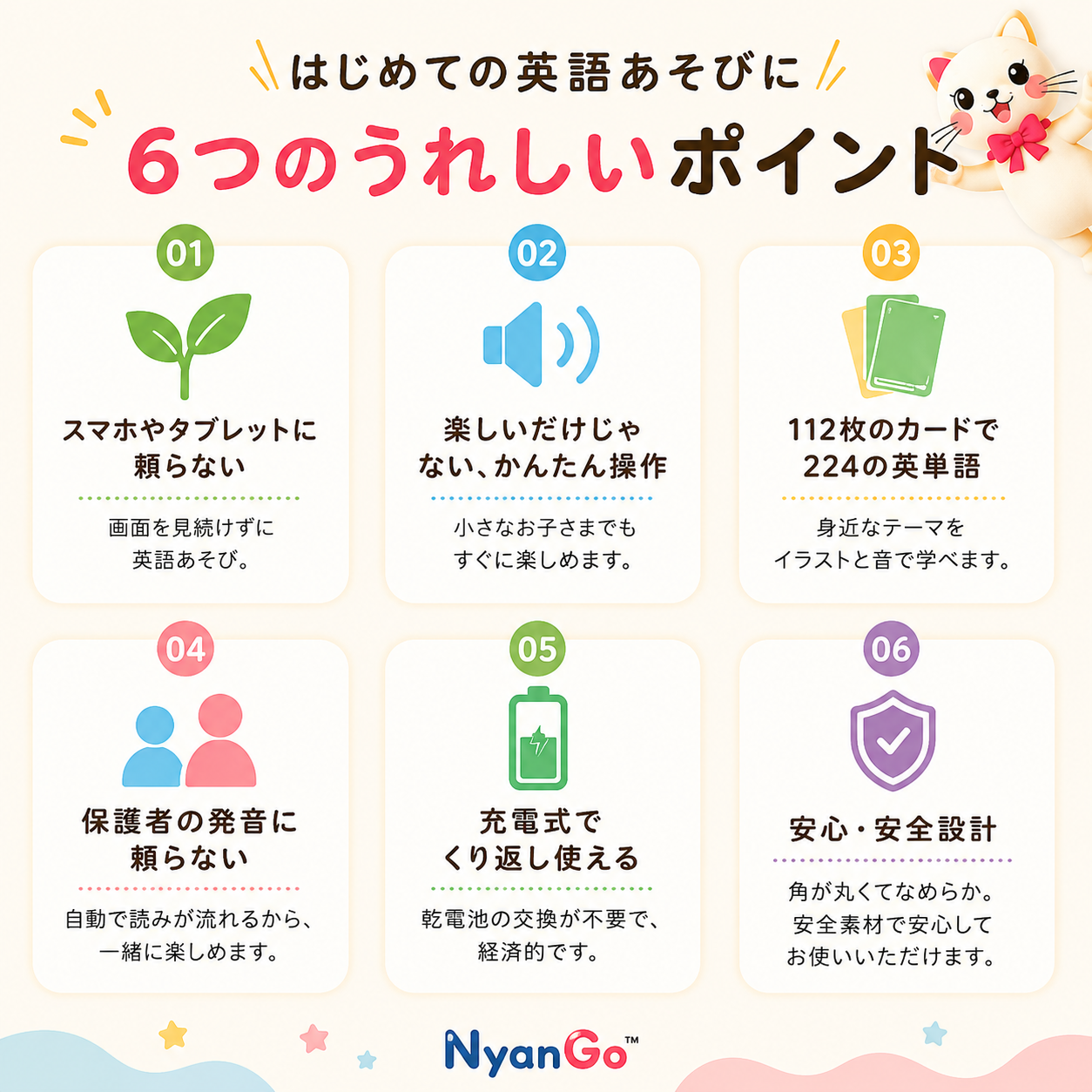 NyanGo™ 見る、聞く、学ぶ。